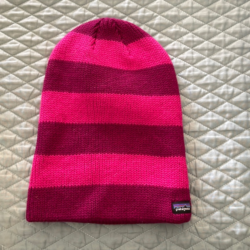 Patagonia striped beanie unisex